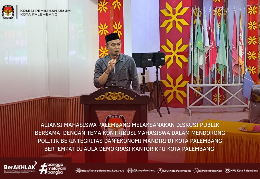 Anggota KPU Kota Palembang Divisi Sosdiklih, Parmas dan SDM dan Pimpinan BULOG Sumsel dan Babel