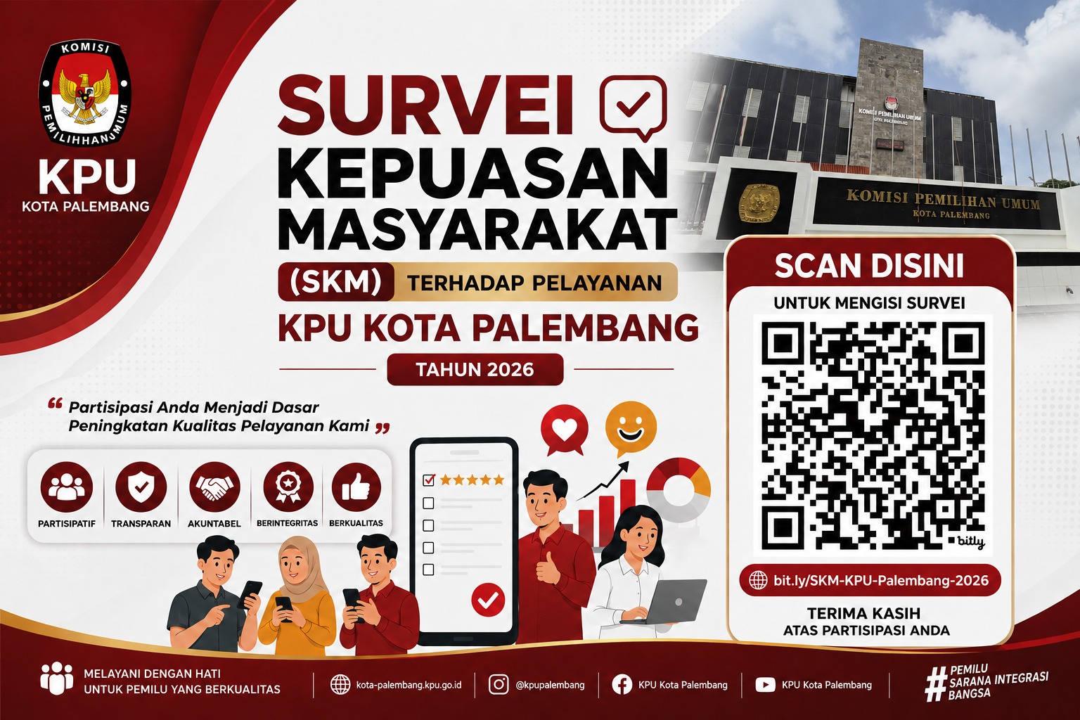 Survei Kepuasan Masyarakat KPU Kota Palembang